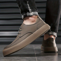 Men's Outdoor Lace Up Sneakers, Casual Walking Shoes