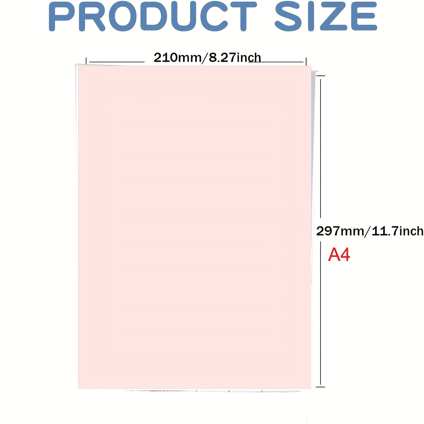 50 Sheets Sublimation Heat Transfer Paper for Custom T Shirts & Bags