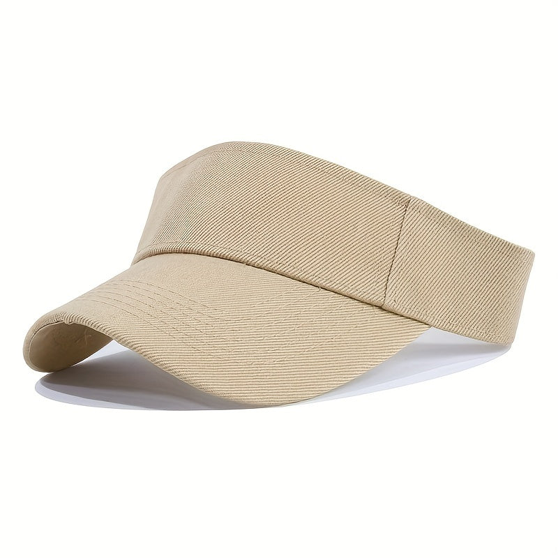 Candy Sports Visor Hat Lightweight Casual Solid Sun Hat Unisex