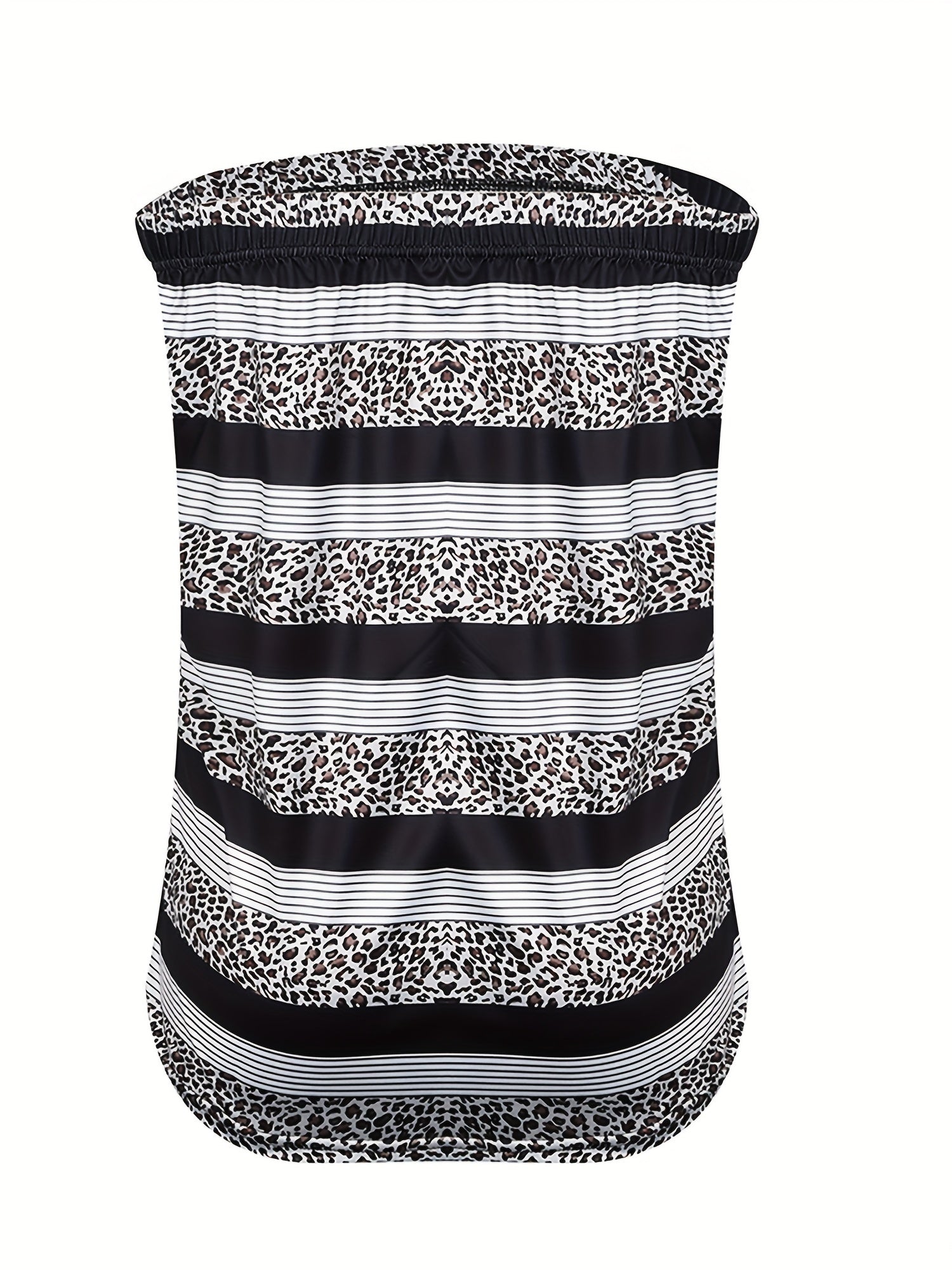 Summer All Over Print Tube Top Bandeau