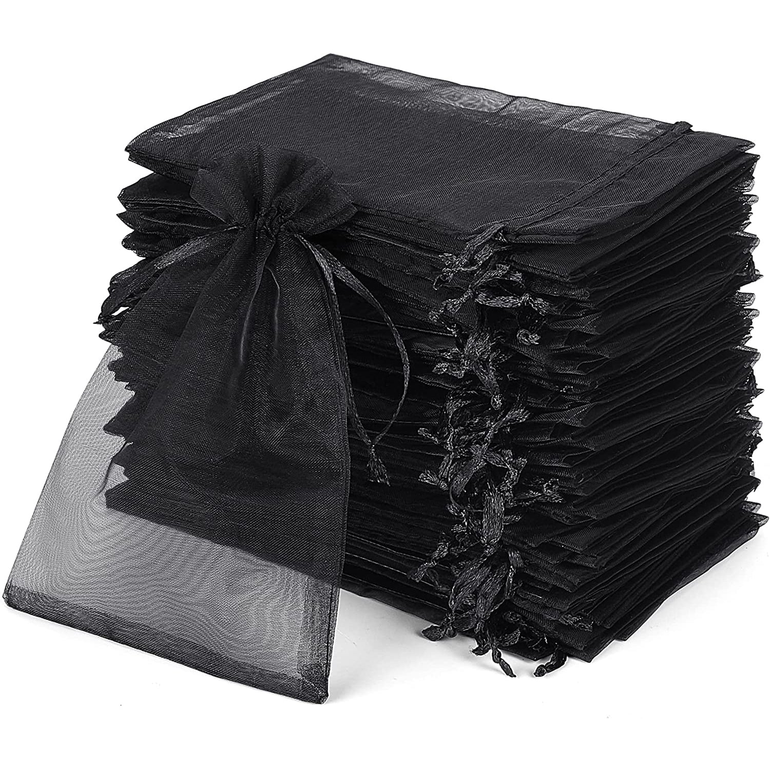 30pcs 10x15 cm Organza Bags With Drawstring Jewelry Pouches