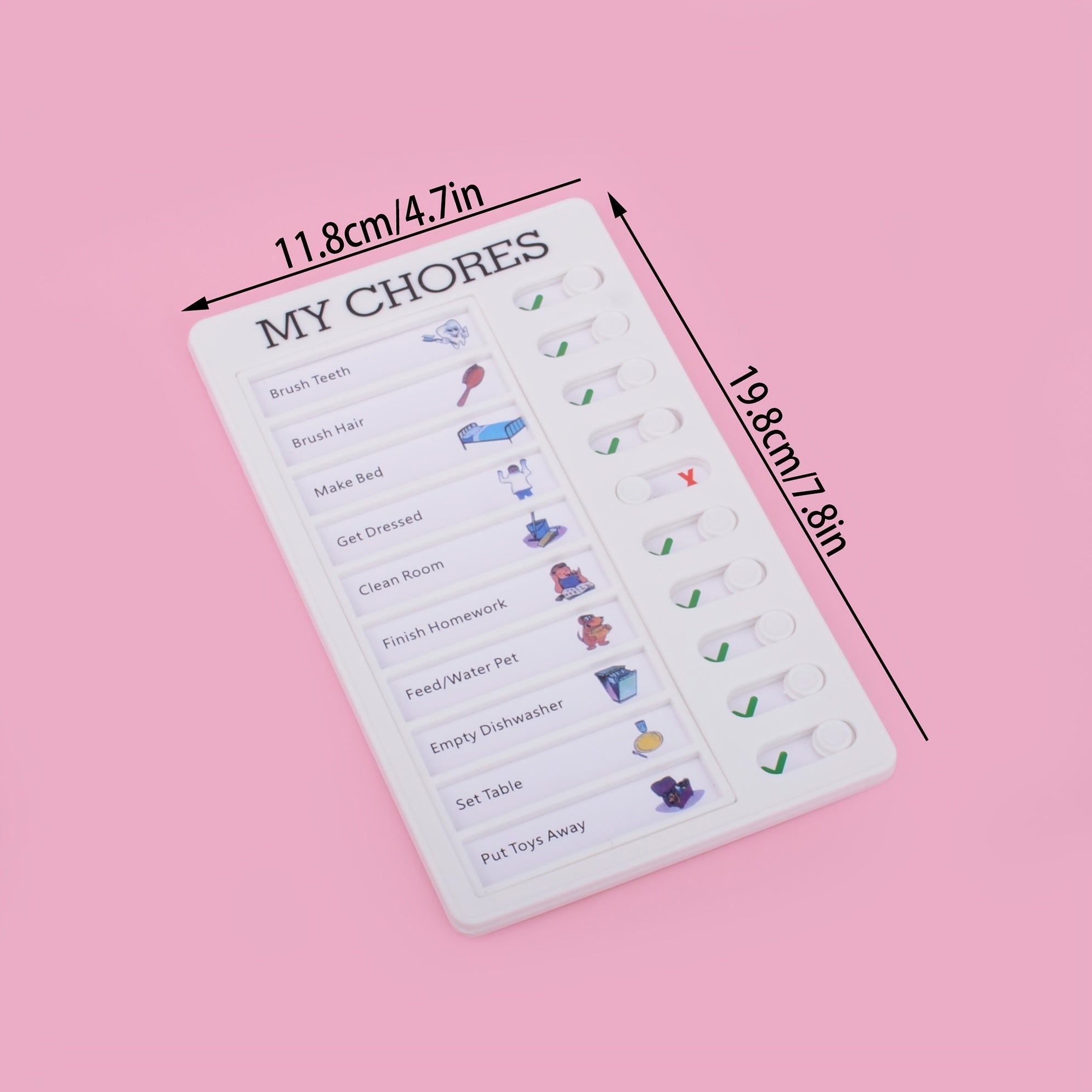 Self Discipline Chart & Personal Planning Board for Students
