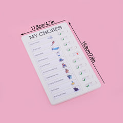 Self Discipline Chart & Personal Planning Board for Students