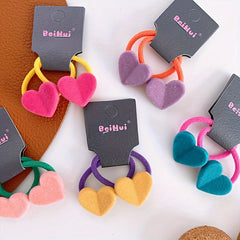 Love Small Hair Bands Elastic Hair Rope
