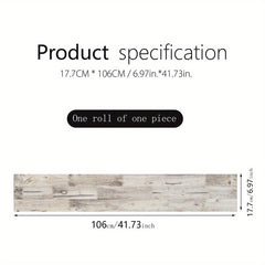 Wood Grain Stair Sticker Art Thickened Wallpaper