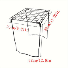Iron Folding Storage Rack Cabinet Organizer Dormitory Storage Computer