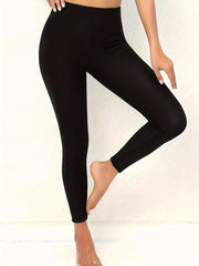 High Waisted Tummy Control Fleece Yoga Pants