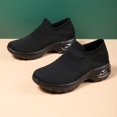 Women's Air Cushion Flying Sneakers with Breathable Comfort