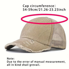 Breathable Baseball Cap Quick Drying Sunshade Dad Hat Lightweight