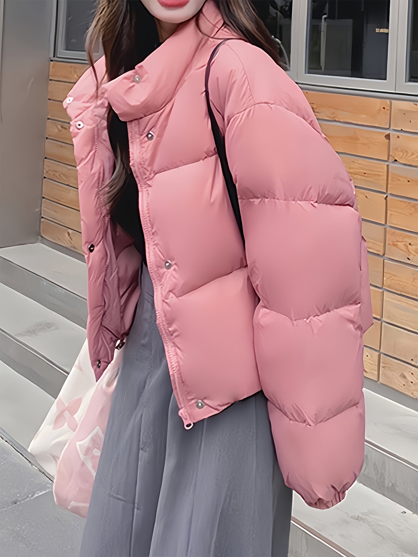 Women's Outdoor Puffer Jacket for Winter Sports