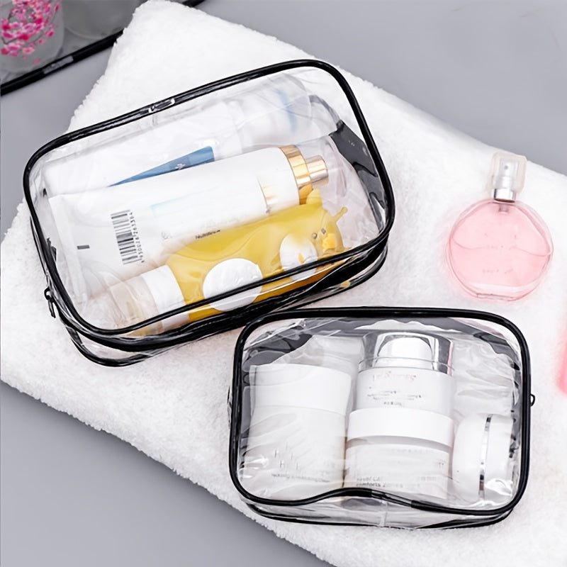 4pcs Waterproof Makeup Bags Set Travel Toiletry Bag with Zipper