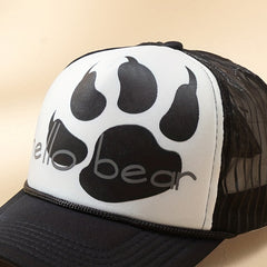 Men's Hollow Bear Claw Sponge Baseball Cap