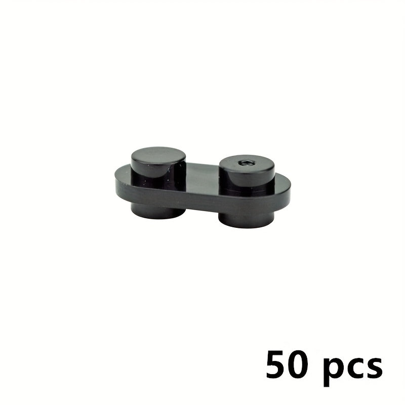 50pcs 1X2 Round Double Sided Stud Blocks Building Toy