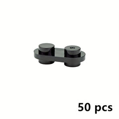 50pcs 1X2 Round Double Sided Stud Blocks Building Toy