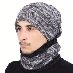 Winter Knitted Hat Beanies Slouchy Beanie Windproof Ear Protection Warm Hat