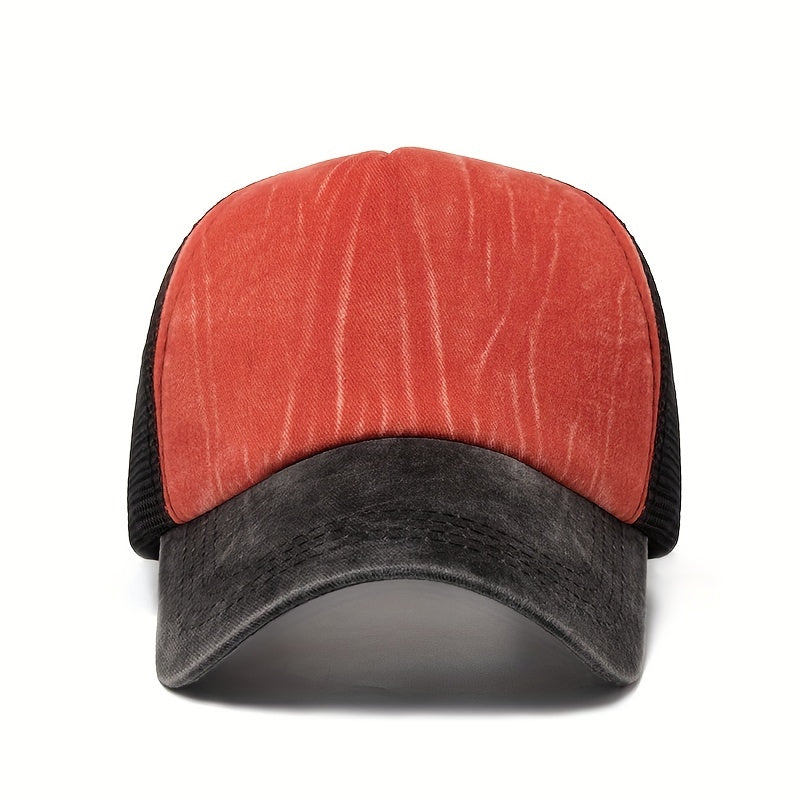 Men's Trucker Hat Snapback Hip Hop Vintage Mesh Caps Outdoor Hats