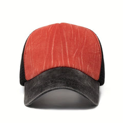 Men's Trucker Hat Snapback Hip Hop Vintage Mesh Caps Outdoor Hats
