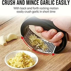 Stainless Steel Manual Garlic Crusher Vegetable Cutter