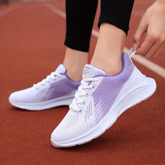 Women's Lace Up Running Shoes Lightweight Gym Workouts