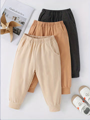 Baby Boys Casual Sports Trousers 3pcs Set for Spring and Autumn