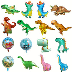 2pcs Dinosaur Family Foil Balloons - Birthday Party Decor