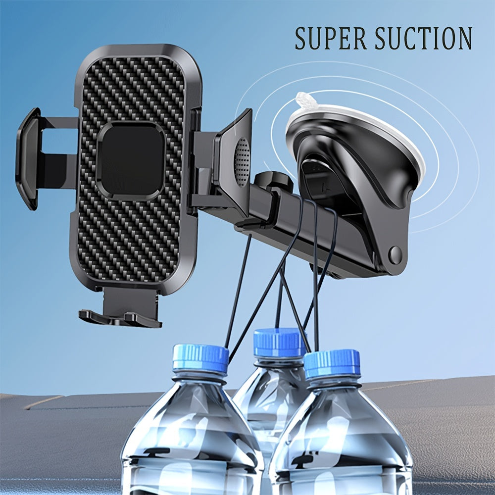 Car Phone Mount Long Arm Suction Cup Holder
