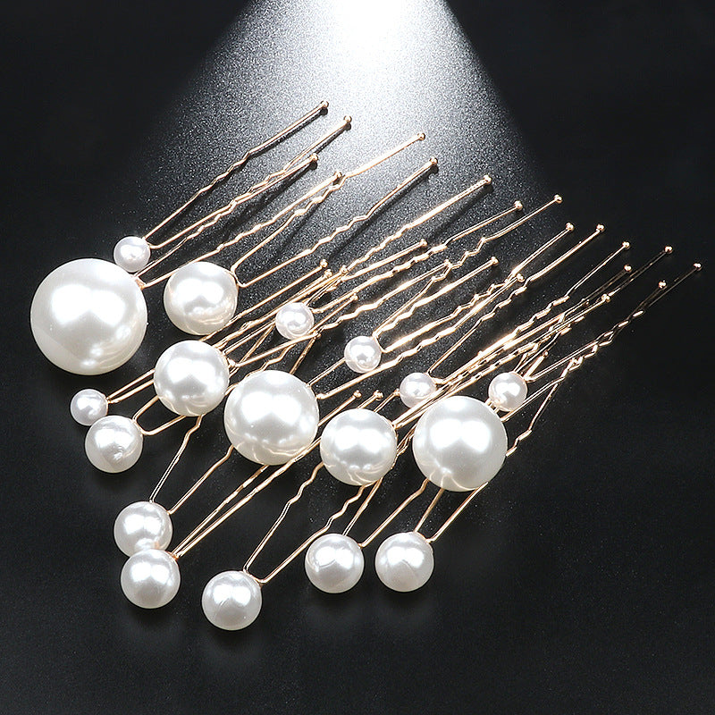 Faux Pearl Hair Pins For Women Bride Bridal Hair Accessories