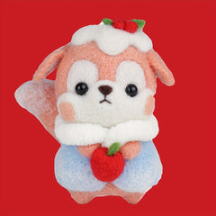 Wool Needle Felting Kit - Little Fox Doll DIY Art Craft Material Package