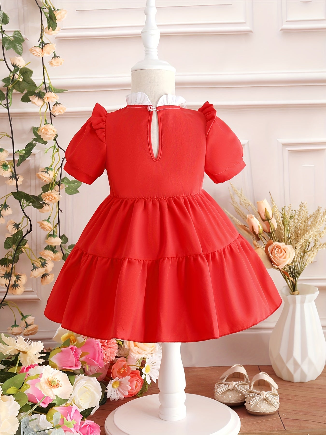 Baby Girl Palace Style Puffy Princess Christmas Dress
