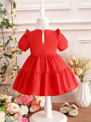 Baby Girl Palace Style Puffy Princess Christmas Dress