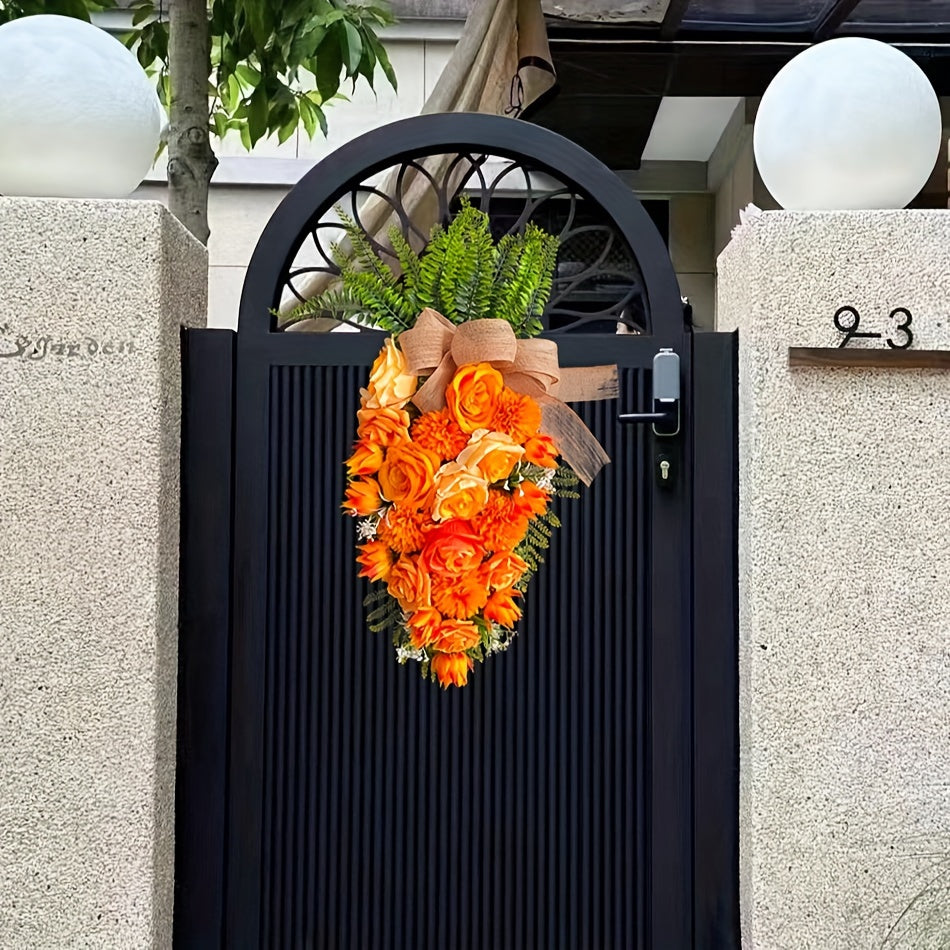 Carrot Flowers Upside Down Tree Spring Decoration