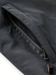 Men's Lightweight Hooded Windbreaker Jacket Zipper Coat