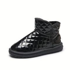 Women's Plush Lined Waterproof Ankle Boots