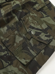 Men's Camo Cargo Shorts Military Style Casual Shorts