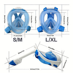 Full Dry 180 View Snorkeling Mask Anti-fog Swimming Equipment