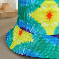 Unisex Double Sided Sun Hat with Painting Print
