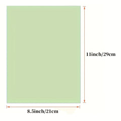 5 Sheets Glow-In-The-Dark Inkjet Printable Sticker Paper, Waterproof Vinyl Decal