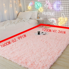 Soft Plush Shag Area Rug Fluffy Shaggy Floor Carpet Bedroom Non Slip
