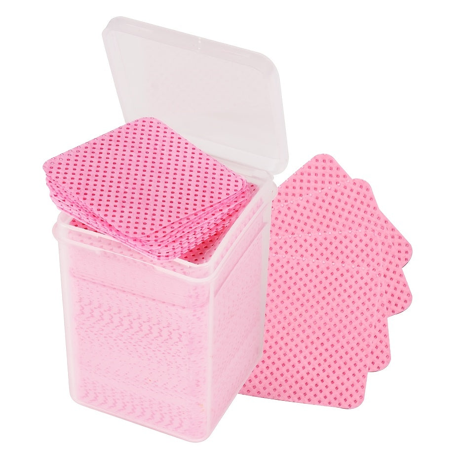 Lint Nail Polish Remover Wipes - Gentle & Effective Cleaning Pads