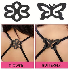 4pcs Flower Or Butterfly Bra Strap Clips