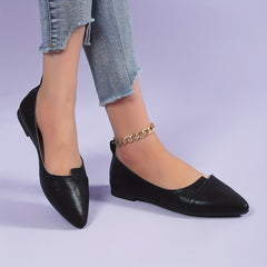 Women's Pointed Toe Ballet Flats Soft Sole Non Slip Shoes