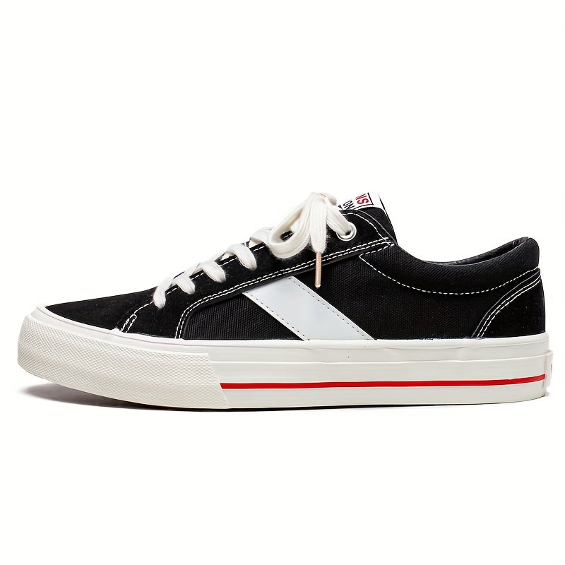 Men's Classic Lace Up Canvas Shoes Casual Outdoor Walking Shoes