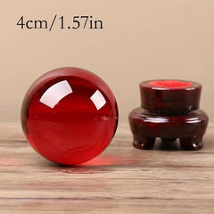 Red Lucky Pearl Rice Jar Wealth Gathering Treasure Home Decor