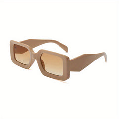 Classic Square Frame Argyle Sunglasses
