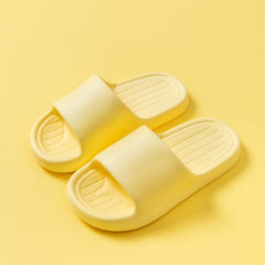 Women's Solid Slides Soft Sole Lightweight Shower Bathroom Shoes