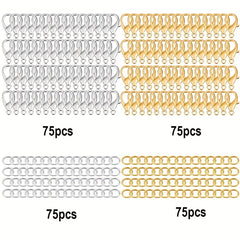300pcs Lobster Clasps Set DIY Jewelry Accessories Small Business Supplies