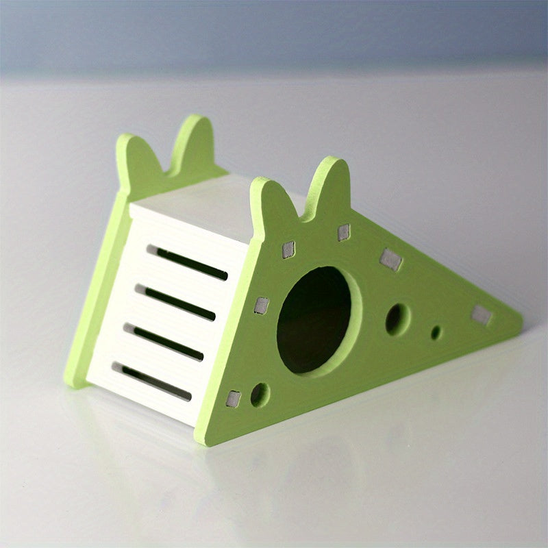 Wooden Bird Slide Toy House for Small Pets