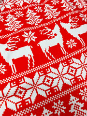 Christmas Casual Pajama Set Women's Plus Gnome Deer Snow Print