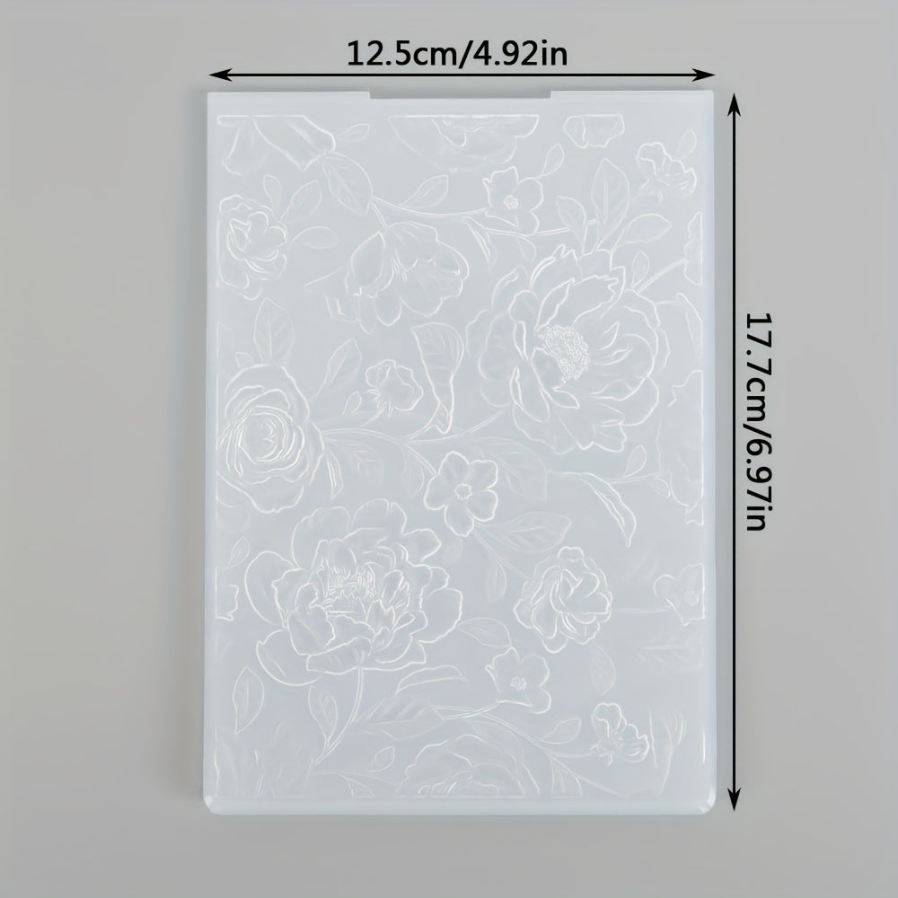 3D Flower Plastic Embossing Folders for DIY Scrapbooking