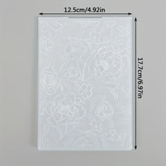 3D Flower Plastic Embossing Folders for DIY Scrapbooking